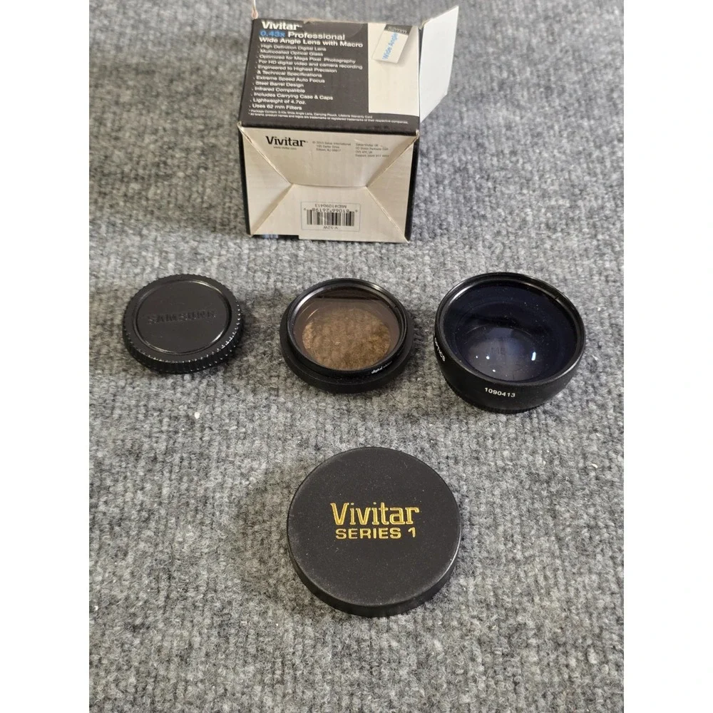 Vivitar 0.43X Professional Wide Angle Lens w/ Macro 52mm HD4 Optics